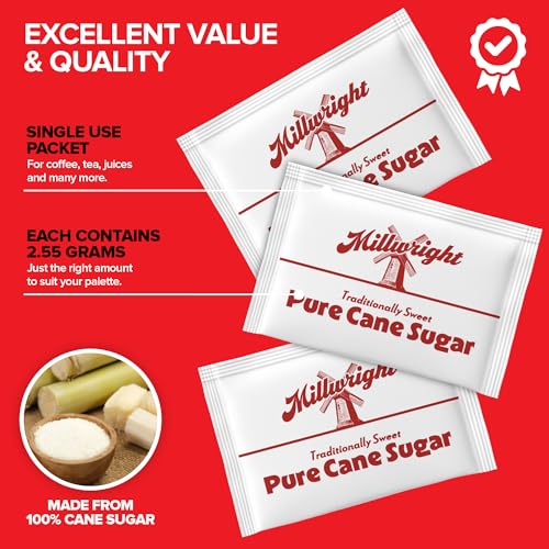 Stock Your Home White / 0.09 Ounce (Pack of 100) / 100 White Granulated Sugar