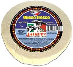 Jaimito Mexican Style Fresco Wheel Cheese, 5 Pound -- 1 each.