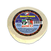 Jaimito Mexican Style Fresco Wheel Cheese by Cheesemakers – 10x10x4 inches