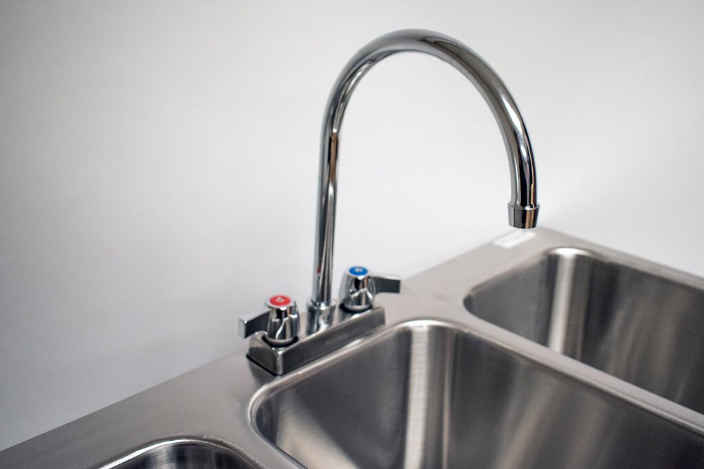 BK Resource W/Faucet / 10x14x10 inches / Silver Single Bowl