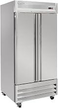 39 1/2" Two Section Reach In Refrigerator - (2) Left/Right Hinge Solid Doors, 115v