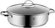 WMF 0761406380 Serving and Braising Pan with Glass Lid Diameter 28 cm