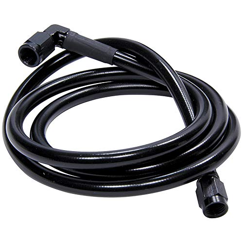Coated Braided Line 40in #4 Hose -4 Str/-4 90 Deg by Allstar Performance – 40 inches, Plastic, Model ALL48427