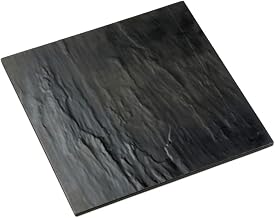 American Metalcraft FSLT14 Endurance Platter, 14-1/2" x 1/4"H, Square Faux Slate, Case of 12