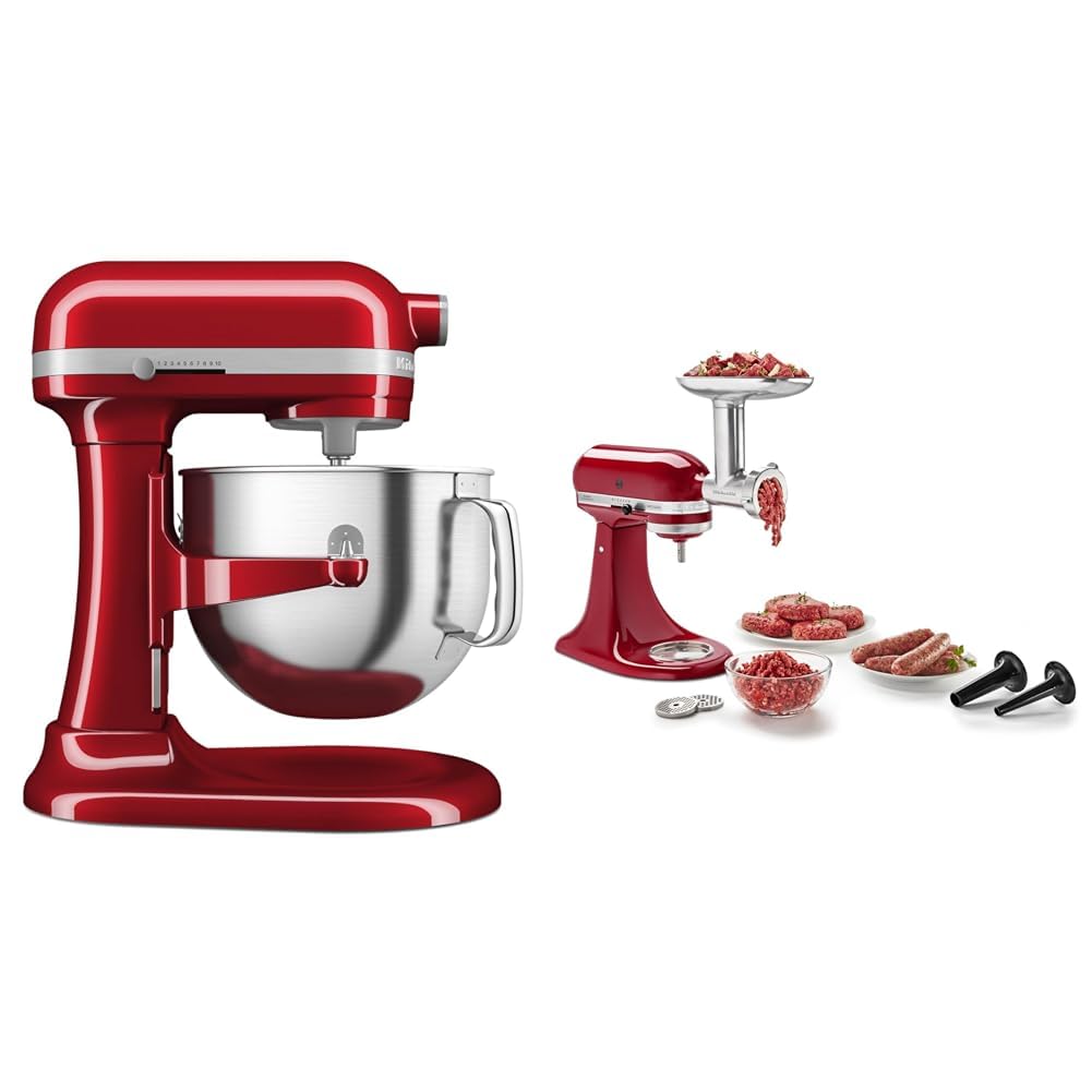 ® 7 Quart Bowl-Lift Stand Mixer by KitchenAid – Metal, Candy Apple Red