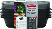 Rubbermaid 2127152 TakeAlongs Food Prep Containers, 4.7 Cup pack of 4