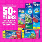 Ziploc 24 Count (Pack of 3) / 72 Count (New) / Clear/Transparent Food Storage Bags