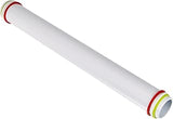 Silikomart 70.300.19.0069 RP00 Rolling Pin with 3 Rings Plastic, White