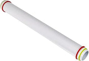 Silikomart 70.300.19.0069 RP00 Rolling Pin with 3 Rings Plastic, White