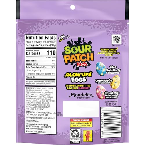 Sour Patch Kids 8.4 Ounce (Pack of 1) / Green / 1 Gummy Candy