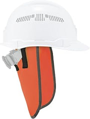 Ergodyne GloWear 8006 High Visibility Hard Hat Neck Shade with Reflective Binding- Orange