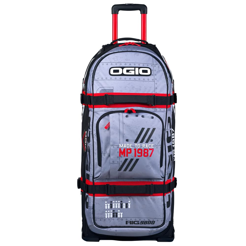 RIG9800 Wheeled Gear Bag Spitfire by OGIO – 34”H x 16.5”W x 15.25”D, 7500 cubic_inches, Nylon, Multicolor, Model 801000.22