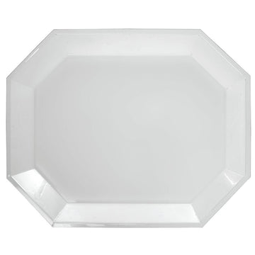 High-GlossInsert For Carlisle Octagonal Crock 11" L x 14 x 1 3/4" H by HUBERT – Plastic, Clear, Model OCI-1114