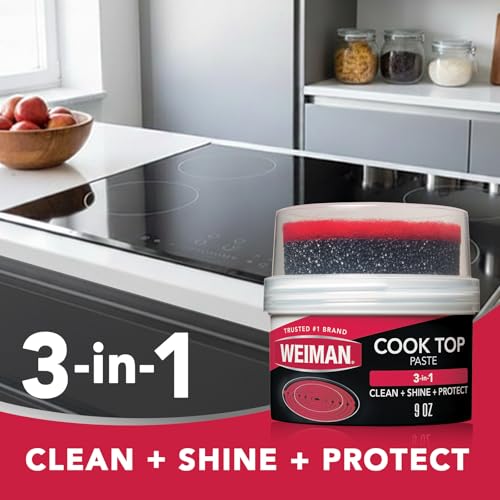 Weiman 1 / 9 Ounce (Pack of 1) / 9 Oz Single Cooktop Cleaners