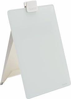 Quartet Glass Whiteboard Desktop Easel, 9" x 11", Dry Erase Surface, White (GDE119) New
