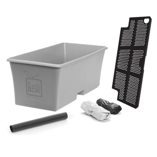 Container Gardening System - Gray by EarthBox – Medium, 2 cubic_feet, Plastic, Gray, Model 80207