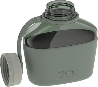 THERMOS ALTA Series, Plastic Canteen Bottle 34 Ounce, Matcha Green
