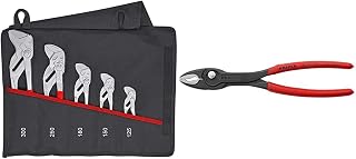 KNIPEX 5 Pc Pliers Wrench Set with TwinGrip Pliers