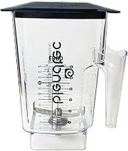 Blendtec Wildside+ Ergo Commercial Jar (Clear with Black Hard Lid)