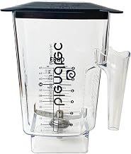 Blendtec Wildside+ Ergo Commercial Jar (Clear with Black Hard Lid)