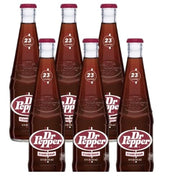 Real Sugar Soda 12 Oz Glass Bottle (Pack of by Dr Pepper – 12 Fl Oz (Pack of 6), Pack of 6