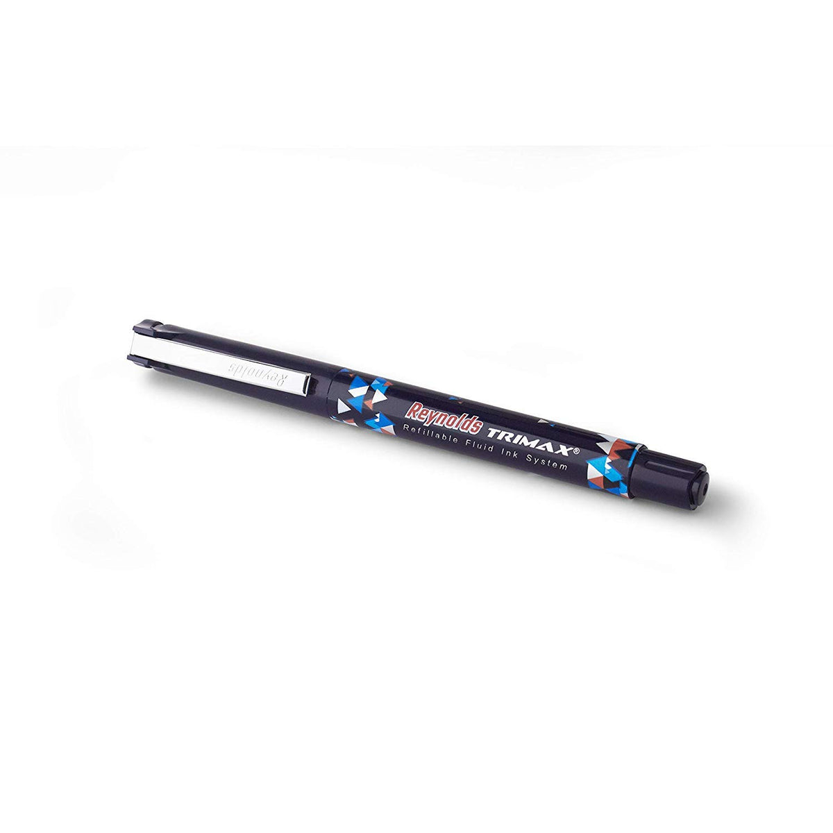Trimax Pen (Blue) - Pack of by Reynolds – 1 Count (Pack of 2), Plastic, Blue, Pack of 2, Model RND_PEN_TRIMAX_BLUE_2PCS