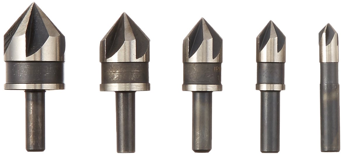 IRWIN Tools Black Oxide Countersink Drill Bit – One Size, High Speed Steel (HSS), Multicolor, Model 1877791