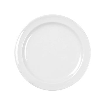 Nustone white melamine dinnerware collection 10.25 inch by Thunder Group – Large, Melamine, White, Model NS110WC