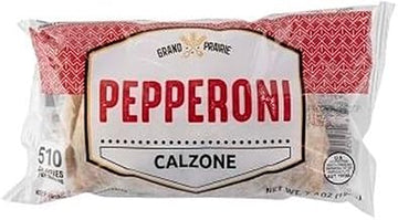 Grand Prairie Foods Pepperoni Pizza Calzone, 7.5 Ounce -- 12 per case.