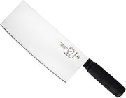 Mercer Culinary Chinese Chef's Knife With Measurements, 8 Inch, Black