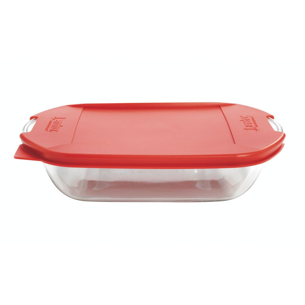 TrueFit Cake Dish with Cherry Lid by Anchor Hocking – 8", 1.0 cups, Plastic, No Color, Model 91819