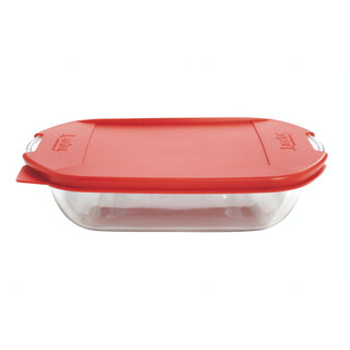 TrueFit Cake Dish with Cherry Lid by Anchor Hocking – 8", 1.0 cups, Plastic, No Color, Model 91819