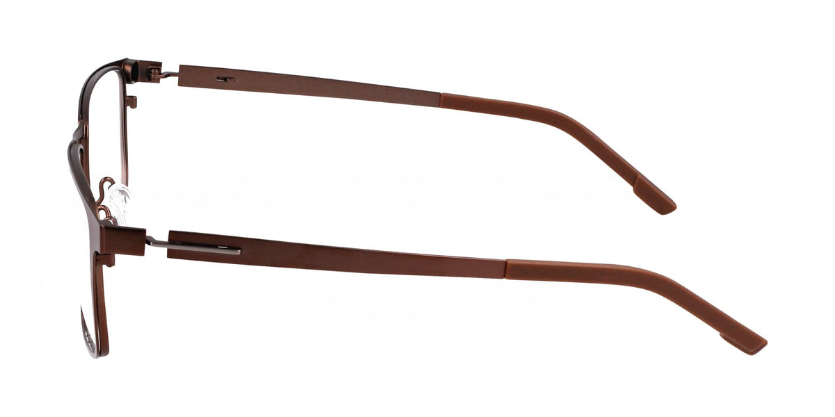 Eyeglasses FLX 1007 MAG-SET 210 Matte Coffee by Flexon – 57/18/145, Plastic, Matte Coffee, Model Flx1007mag-set