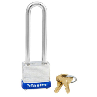 Padlock,ka,2-1/2 in H,4 Pin,Steel by Master Lock – Alloy Steel, Silver, Model 7KALJ
