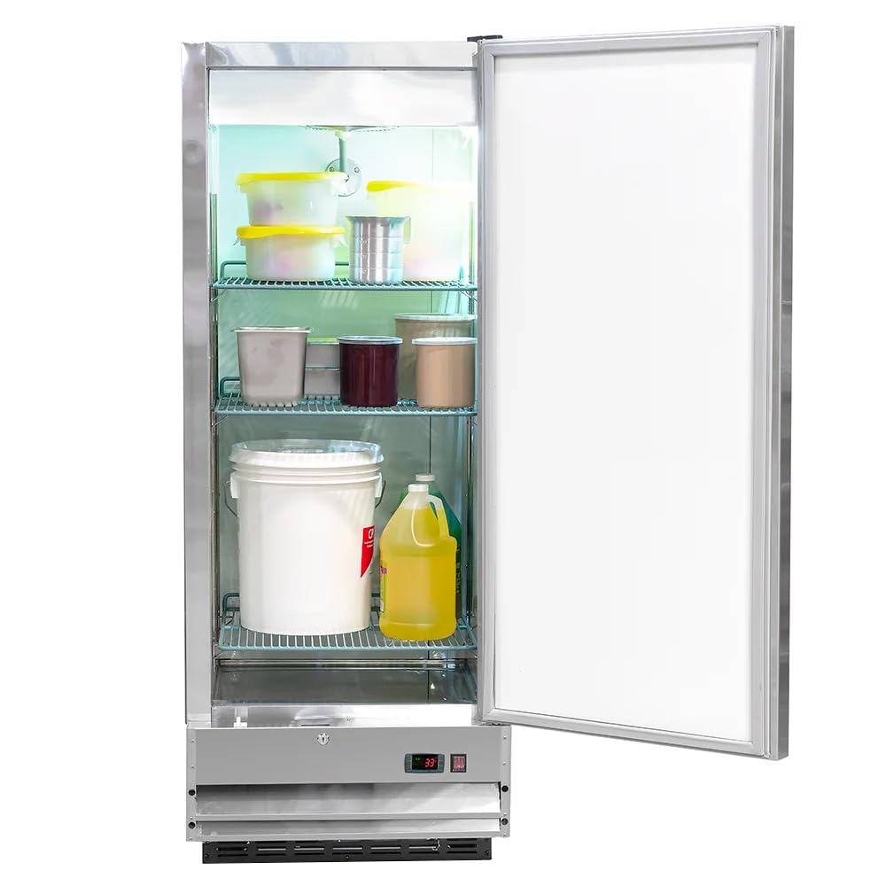24 3/4" One Section Reach In Refrigerator by MOTAK – 26.97x25.59x68.90, In Description, Check Images, Model MSD-1DR-BAL-12-X