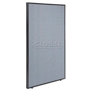 Office Partition Panel by Global Industrial – Alloy Steel, Blue, Model 238637BL