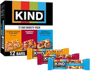 KIND Healthy Snacks Bars Variety Pack, 5-6g Protein, Gluten Free, 12 Count
