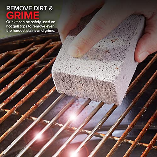 Modern Innovations 25 Piece / Red / Griddle Cleaning Kit Grill Scrapers