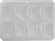 Culinary Puree White Polypropylene Ham Slice Puree Mold - 17"L x 11"W