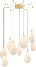 Hudson Valley Lighting 3909-AGB Ironwood - 9 Light Chandelier - 38.25 Inches Tall and 30 Inches Wide - Aged Brass