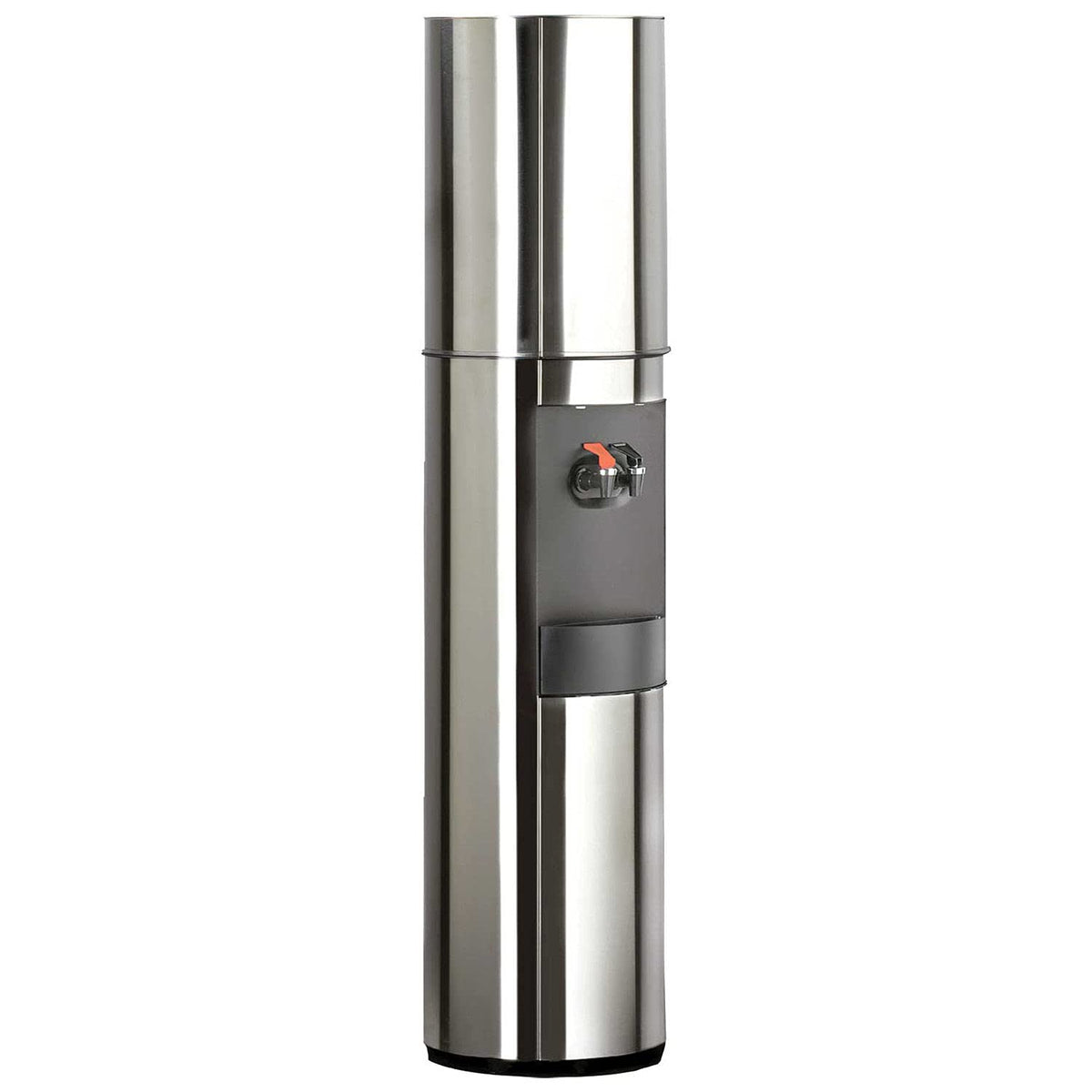 S2 Free-Standing Hot and Cold Water Cooler by Aquaverve Water Coolers – 5.0 gallons, Stainless Steel, Stainless Steel With Black Trim, Model SH101B-98