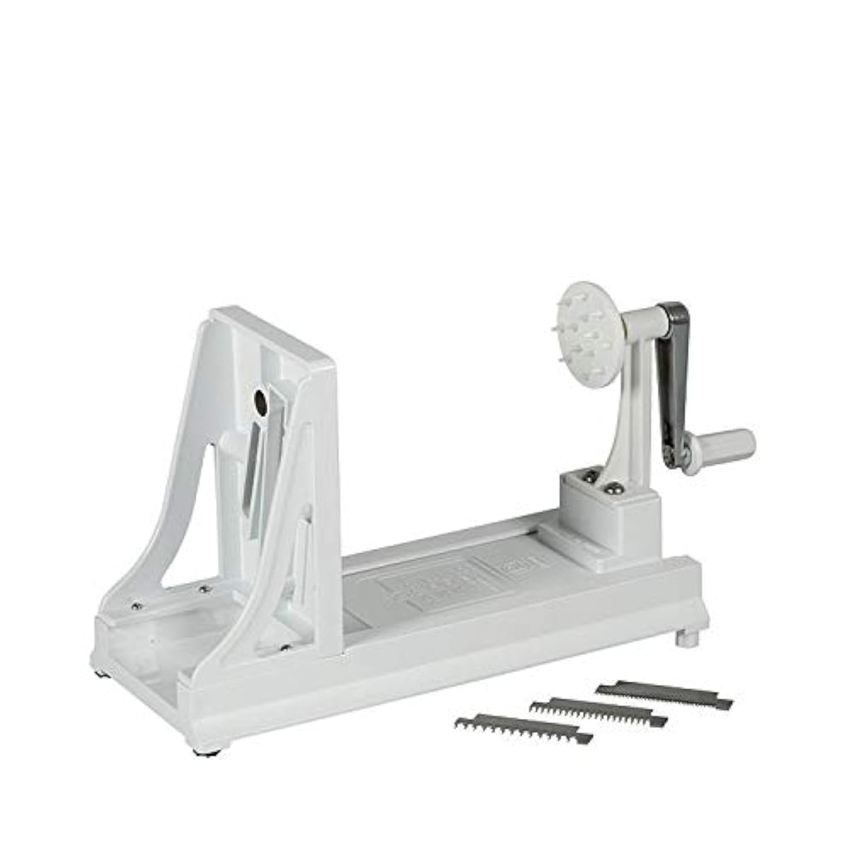 Benriner Turning Slicer, White / with 4 Japanese Stainless Steel Blades / White Mandolines