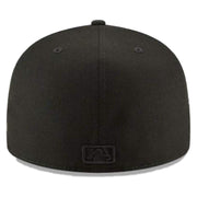 New York Yankees Black on Black Basic 59FIFTY Fitted by New Era – Black, Model 40828