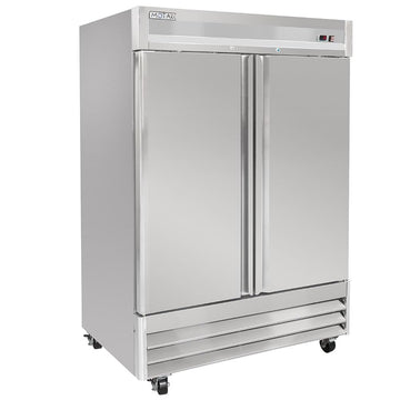 54" Two Section Reach In Refrigerator by MOTAK – 56.69x35.04x83.46, In Description, Check Images, Model MSD-2DR-BAL-X
