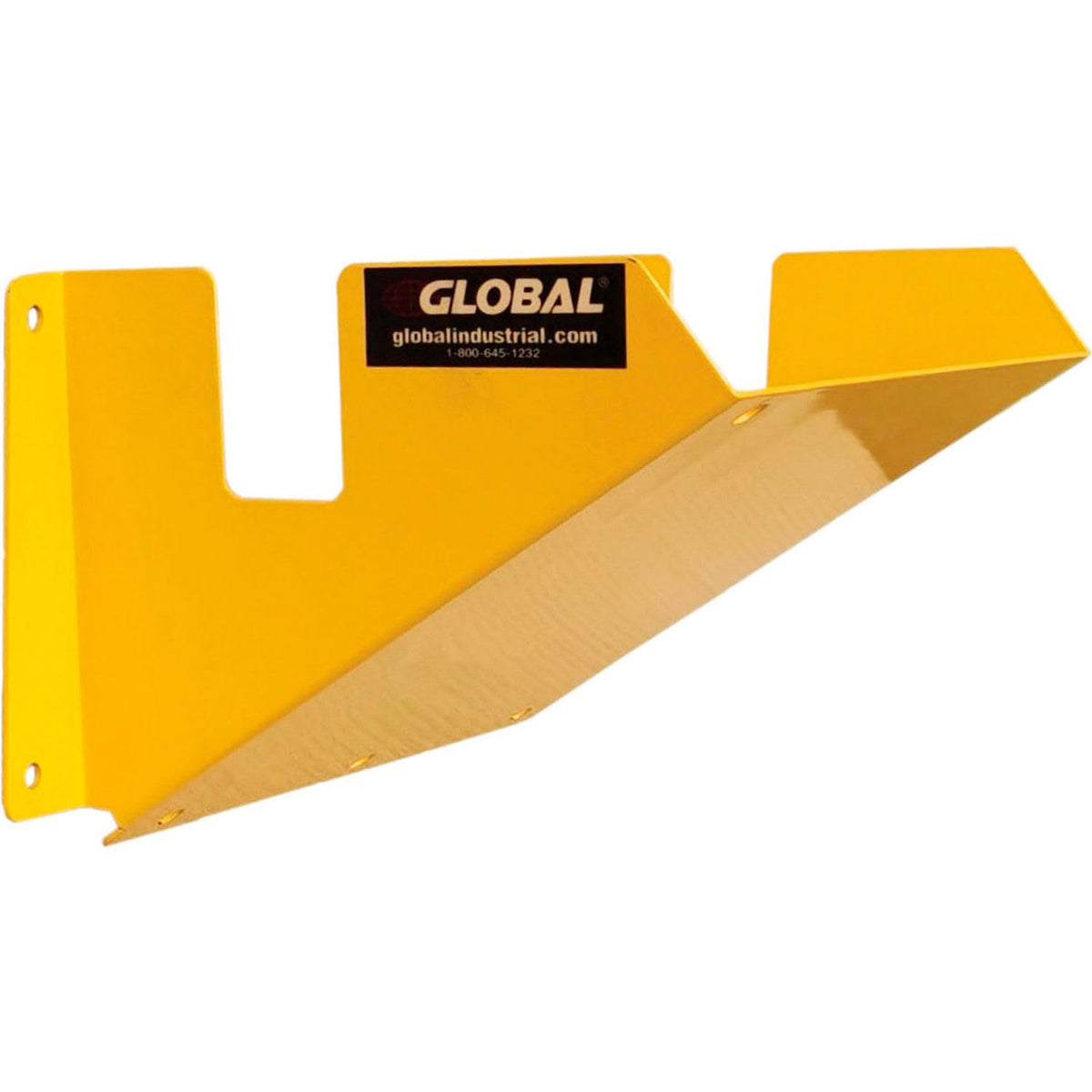 Global Industrial Wheel Chock Holder by GEC – Yellow, Model 989049