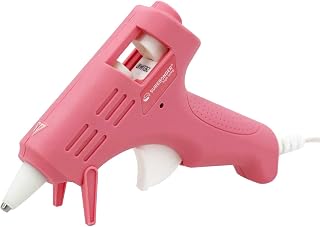 Surebonder Rose Pink Colored Essentials Series 10 Watt Mini Size High-Temperature Hot Glue Gun - 5 Ft Power Cord