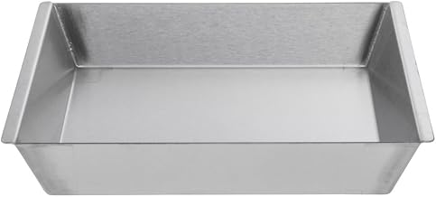HUBERT Food Display Pan Stainless Steels with Rim Tapered - 12" L x 10" W x 2" H