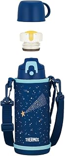 Thermos FJJ-802WF NB Vacuum Insulated 2-Way Bottle, 0.8L/0.83L Navy Blue