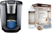 Keurig K-Elite Coffee Maker, Single Serve K-Cup Pod Coffee Brewer, With Iced Coffee Capability & 3-Month Brewer Maintenance Kit Includes Descaling Solution, Water Filter Cartridges & Rinse Pods