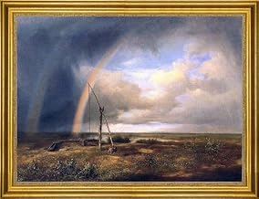 Art Oyster The Elder Karoly Marko The Puszta - 21" x 28" Premium Canvas Print with Gold Frame